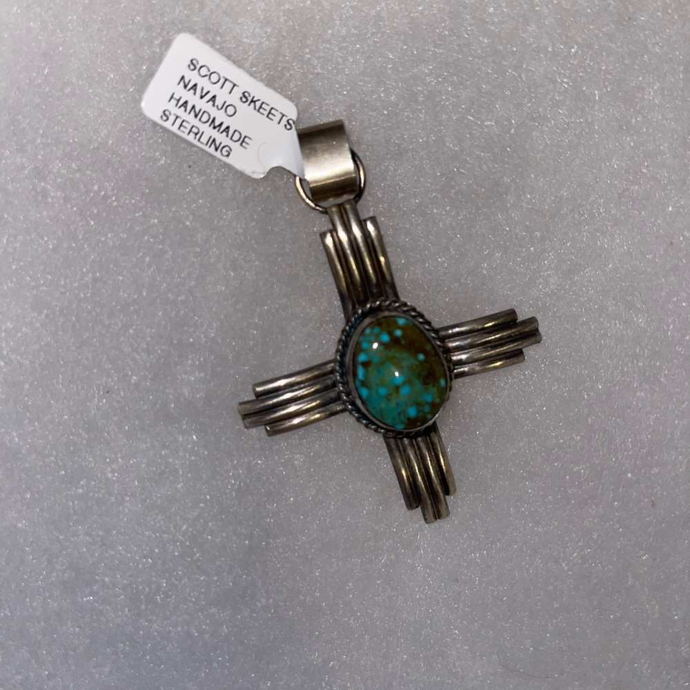 Kingman turquoise pendant